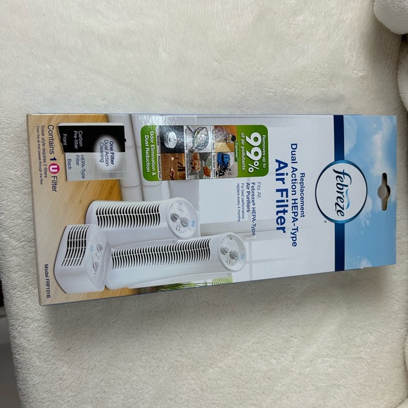 Febreze Replacement Dual Action HEPA-Type Air Purifier Filter, U Filter - Picture 3 of 9